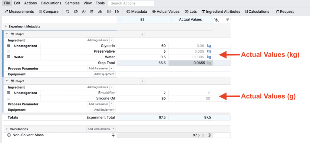 Actual Values – Uncountable Knowledgebase