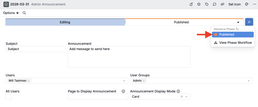 Admin Annoucements – Uncountable Knowledgebase