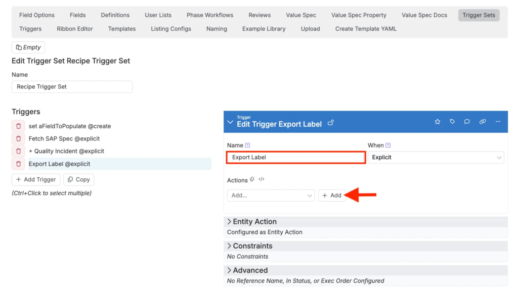 Exporting Labels via Trigger – Uncountable Knowledgebase