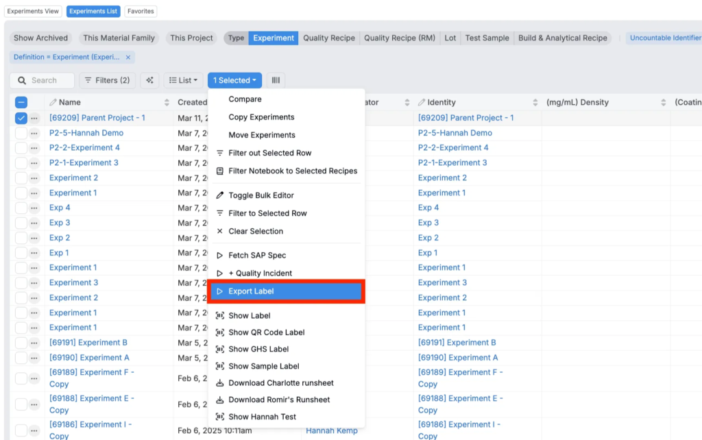 Exporting Labels via Trigger – Uncountable Knowledgebase