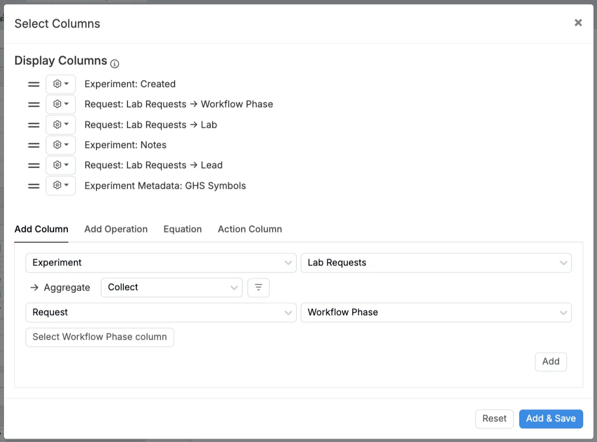 Experiment Fields – Uncountable Knowledgebase