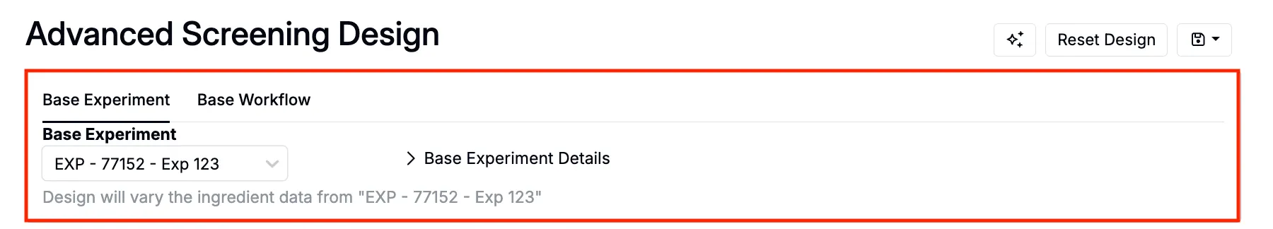 Advanced Screening Engine Icon Advanced Screening Design (DOE) – Uncountable Knowledgebase