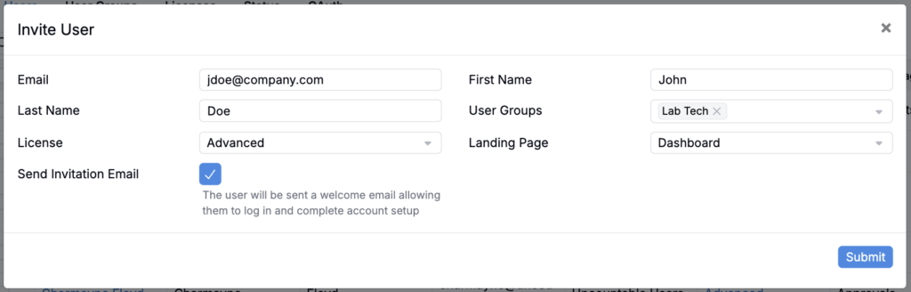 Inviting Users to Uncountable – Uncountable Knowledgebase